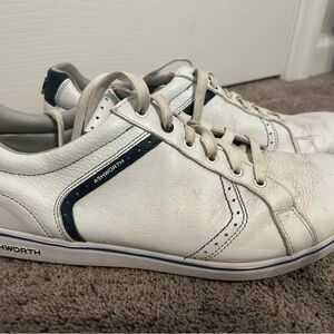 Ashworth White and Navy Men's Golf Shoes